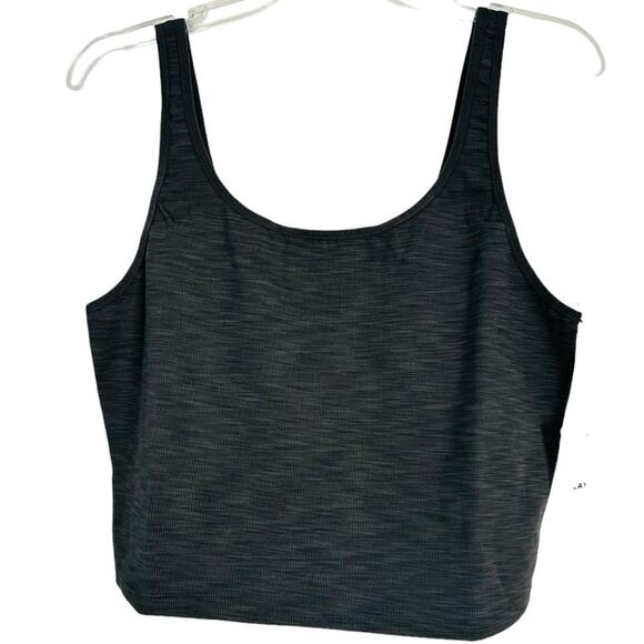 MARINE LAYER Women's Studio Longline Tank Asphalt-Size XL - Picture 3 of 6